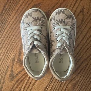 Michael Kors Toddler/KidsBrown Patterned Sneakers
